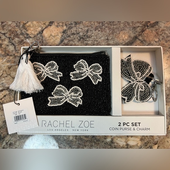 Rachel Zoe Handbags - RACHEL ZOE 🎀 Coin Purse & Charm Set